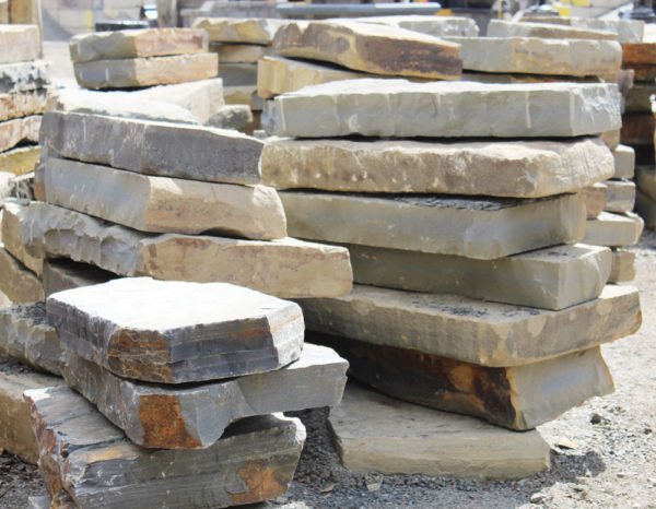 large natural stone slabs perfect for beautiful outdoor steps